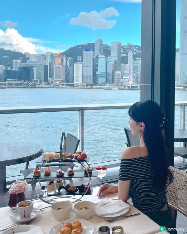 🇭🇰絕美維港景色下午茶🤍