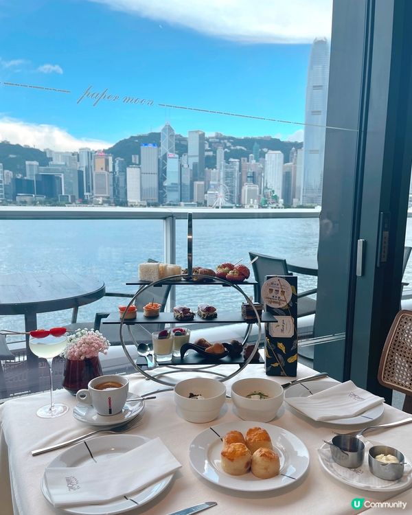 🇭🇰絕美維港景色下午茶🤍