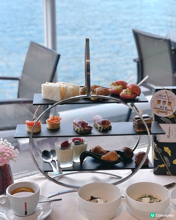 🇭🇰絕美維港景色下午茶🤍