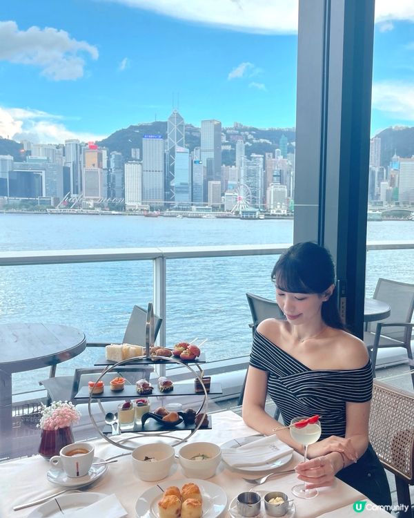 🇭🇰絕美維港景色下午茶🤍