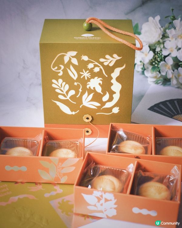 文華東方月餅開箱！🤤奶黃控必入！