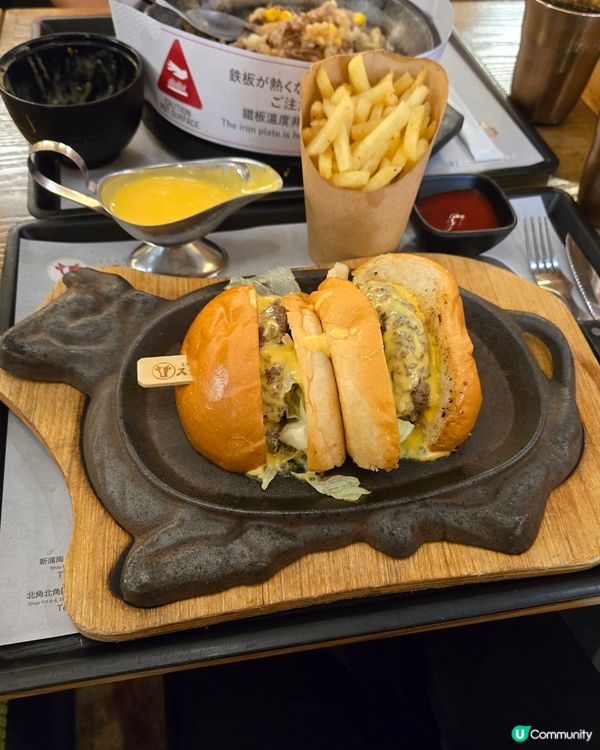 鐵板芝士料理好邪惡！😋