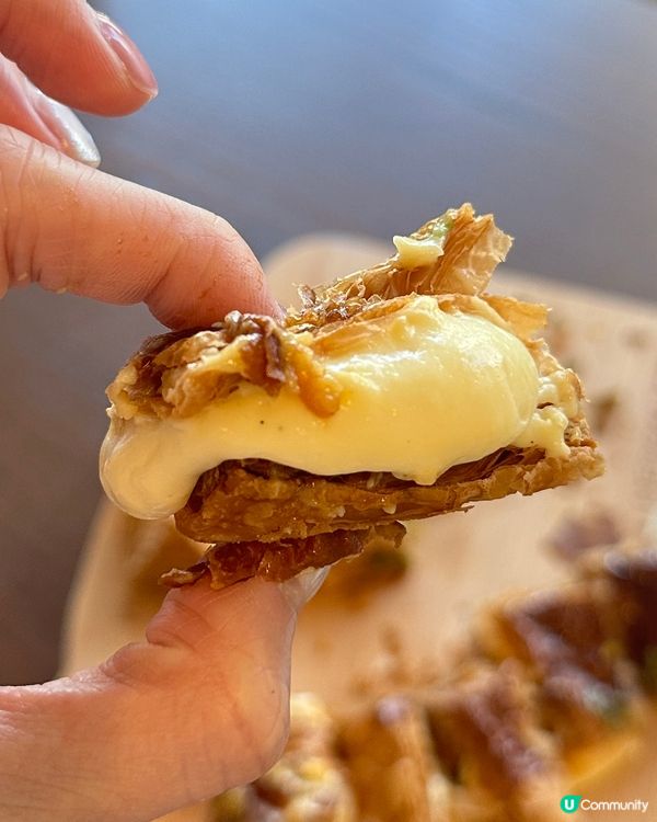 開心果爆漿拿破崙！🤤尖咀必食！