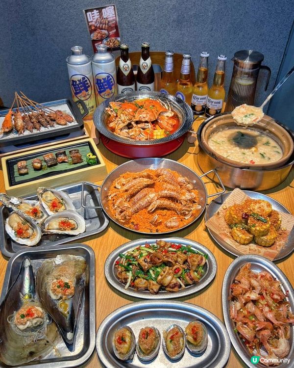 深圳海鮮燒烤天花板？實測羅湖李小太開漁季，人均¥400食到捧住個肚走！