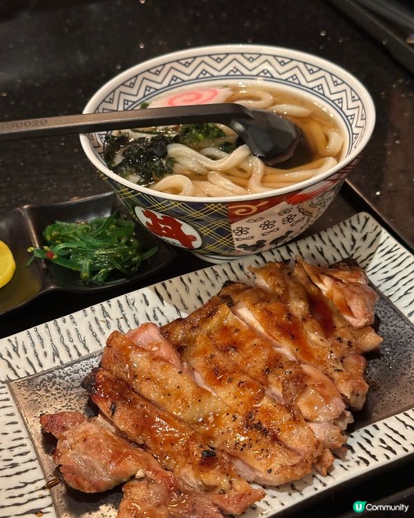 北角抵食日本嘢！燒雞扒烏冬😋