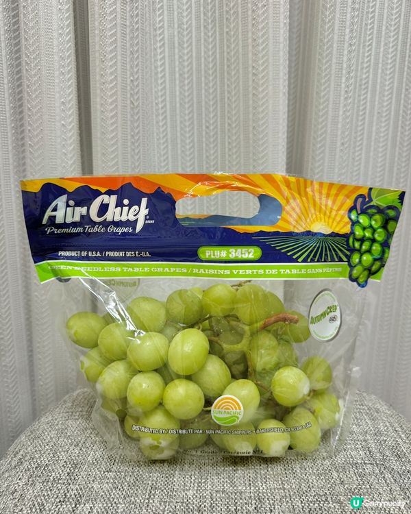 美國秋脆提子🤤！清甜多汁冇核，食到停唔到口！🍇😋