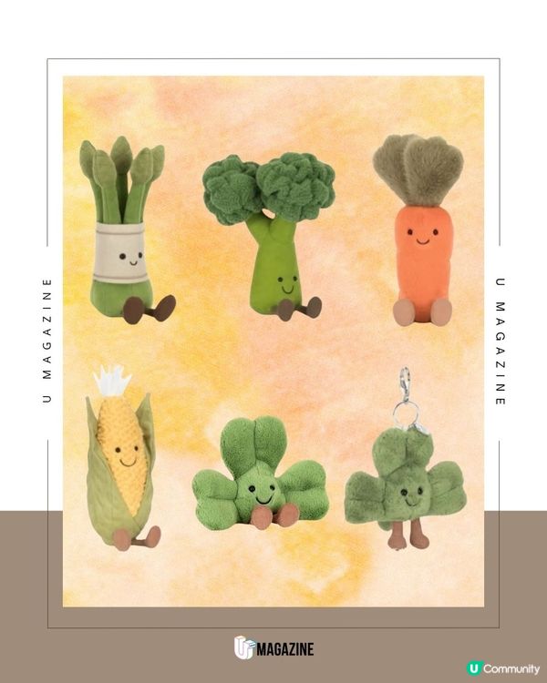 Jellycat 將推出心型馬卡龍！抱玫瑰兔子、向日葵小熊等2026新款曝光