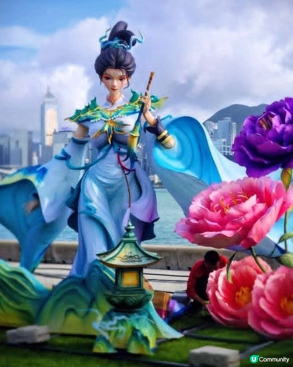 中秋西九賞燈！「香江仙子」等你嚟打卡📸🏮