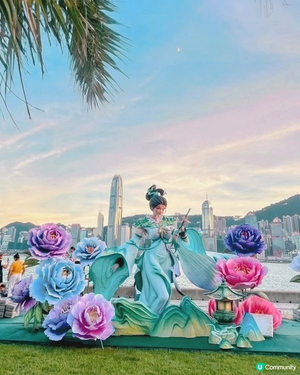 中秋西九賞燈！「香江仙子」等你嚟打卡📸🏮