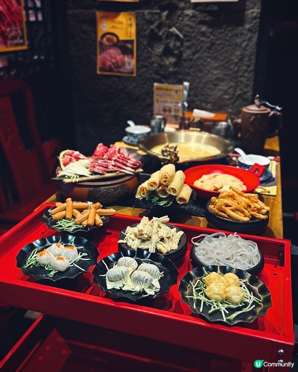 大埔宮廷式養顏火鍋！皇帝龍椅登基打卡📸！😋