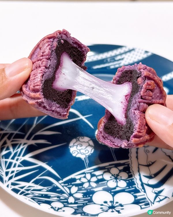 麻糬控必食‼️榮華「紫薯麻糬月餅」