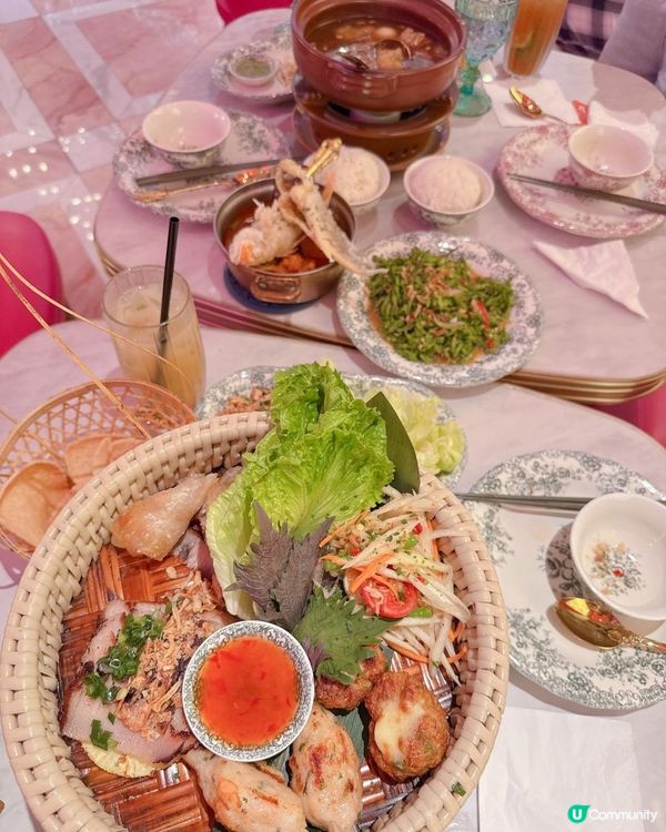 芭比粉紅控打卡泰式料理｜¥298 精選雙人餐吃到飽