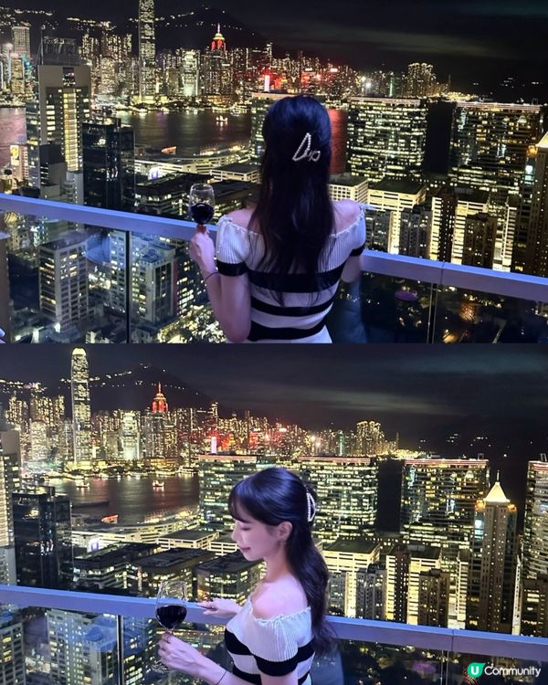 🇭🇰尖沙咀絕美夜景慶生餐廳✨
