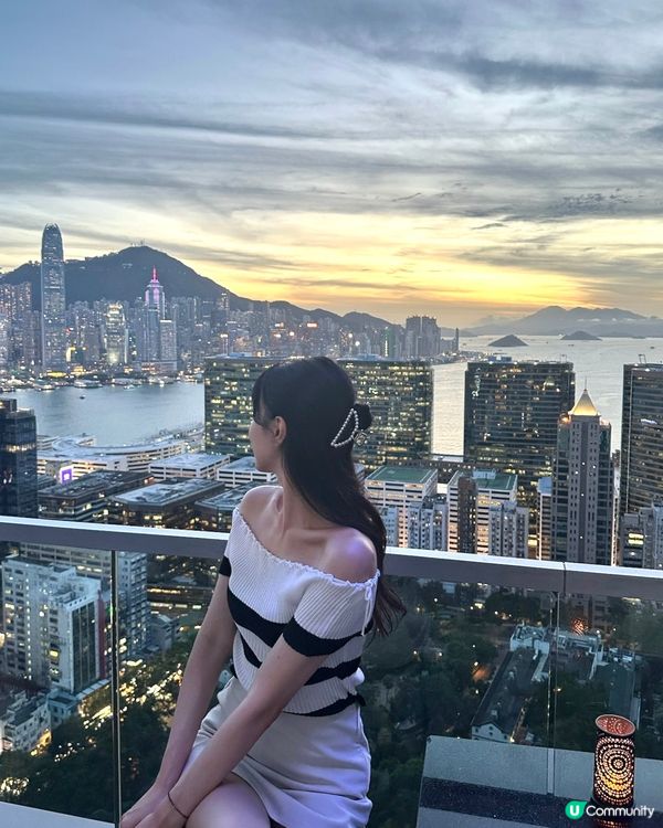 🇭🇰尖沙咀絕美夜景慶生餐廳✨