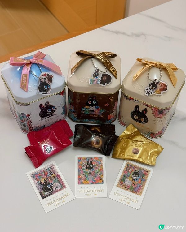 Labubu朱古力禮盒開箱！7仔限定🍫💖