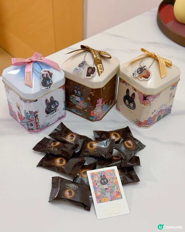 Labubu朱古力禮盒開箱！7仔限定🍫💖