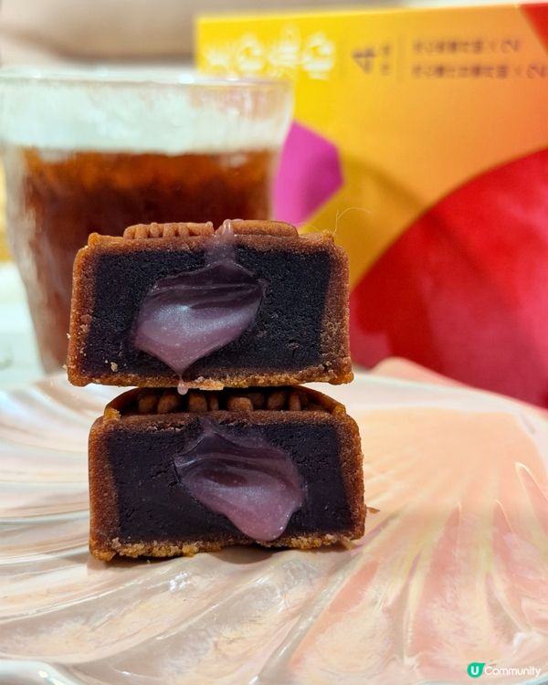 中秋流心雙色月餅！🤤 視覺味覺雙重享受！