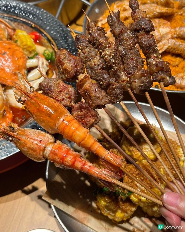 又嚟燒烤🤤！李小太海鮮燒烤開漁季到啦！🦀🦐🦪