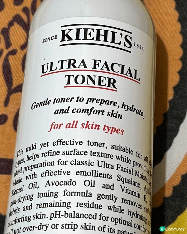 KIEHL’S保濕爽膚水係轉季護膚保濕好物，因為轉季皮膚開始...