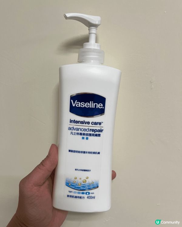 今次推介呢款凡士林潤膚露，呢款潤膚露係專為乾燥肌膚設計，它以...