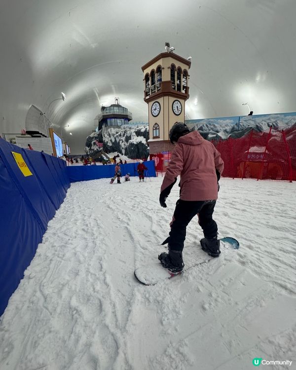 唔使飛日本都有雪玩，係深圳啊
