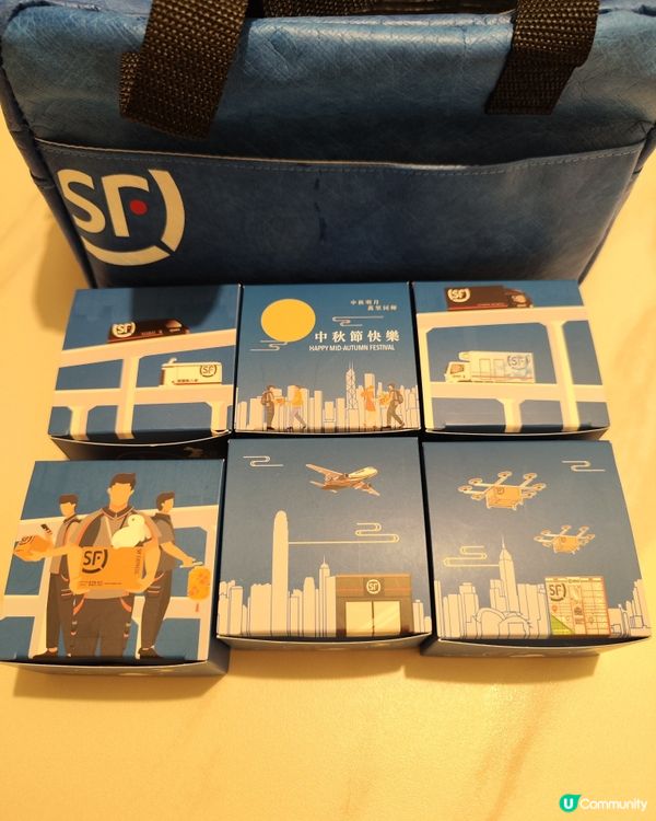 順豐流心月餅🌕！流沙奶皇瀑布🤤！ #中秋美食