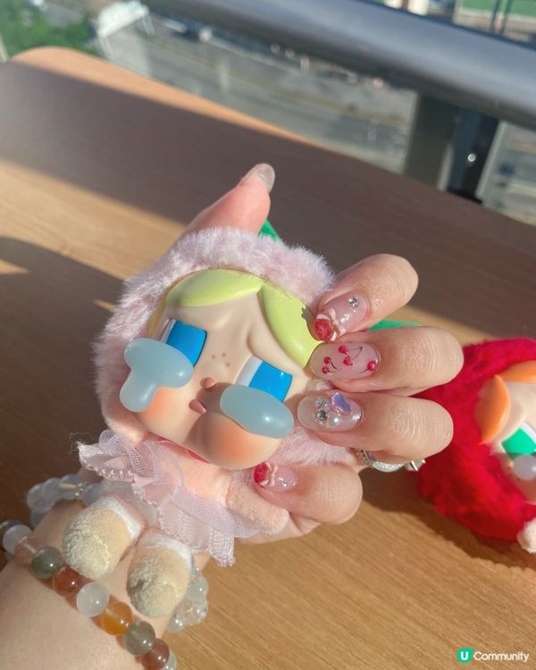 車厘子美甲💅🏻陪我一個半月！再見👋🏻！