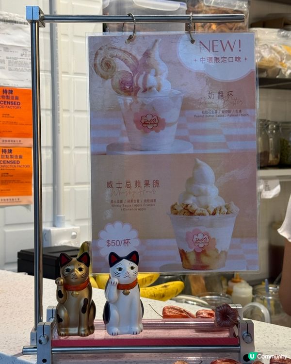 中上環清新乳酪雪糕🍦！酒味/開心果味限定解暑😋💚