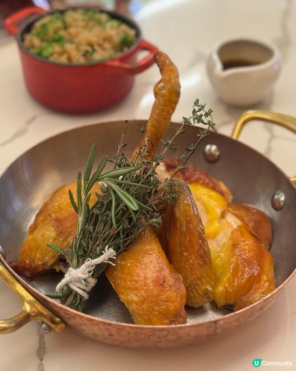 中環米芝蓮法國餐🤤必食招牌黃油雞💛 甜品都好出色🔥