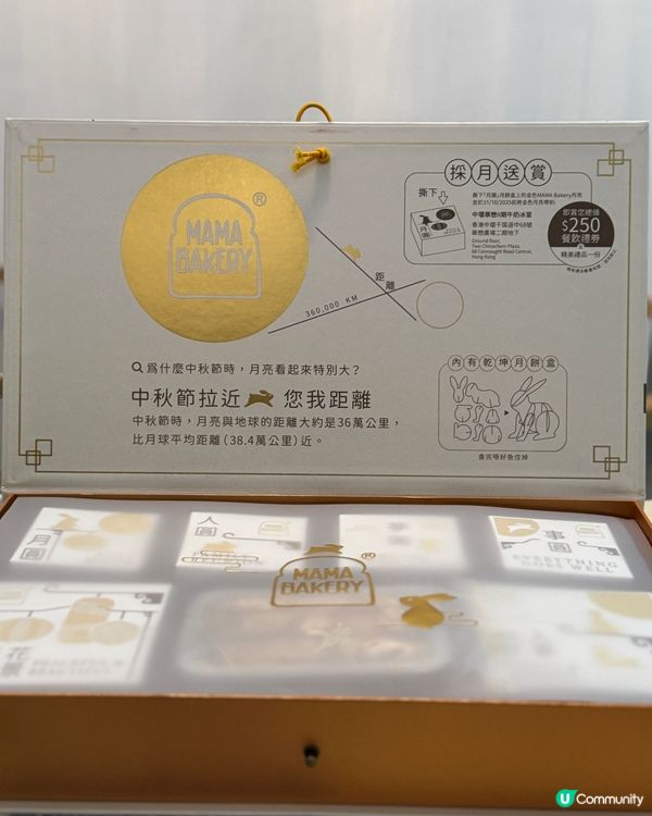 MAMA Bakery「雙聚嚐月」月餅禮盒