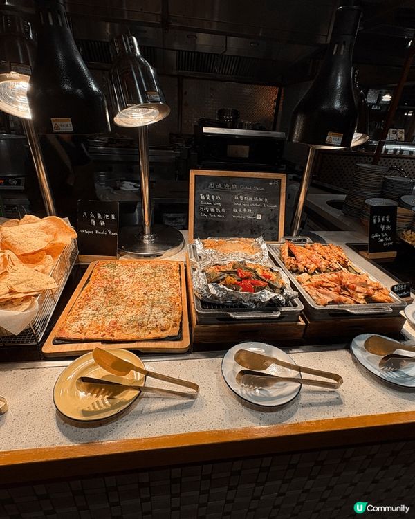 美食推介： 佐敦逸東酒店 B1 普慶餐廳嘅 中午自助餐。有生...