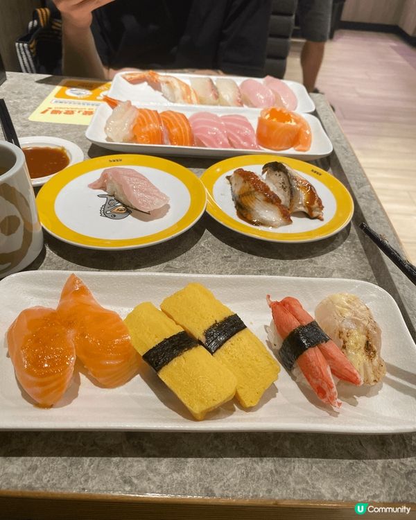 上水畢打奧食物很好吃！粉嶺花都廣場大和壽司店，平價好吃三文魚...