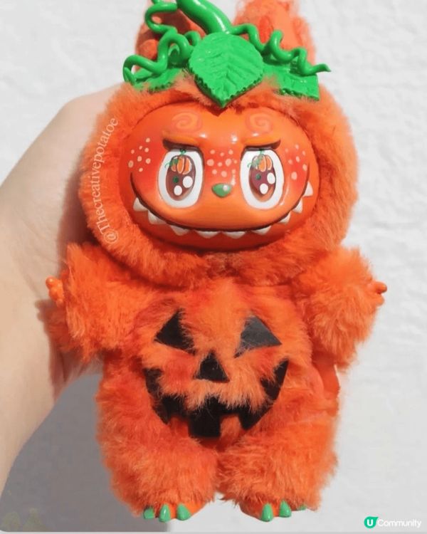 襯返個Halloween party night, labu...