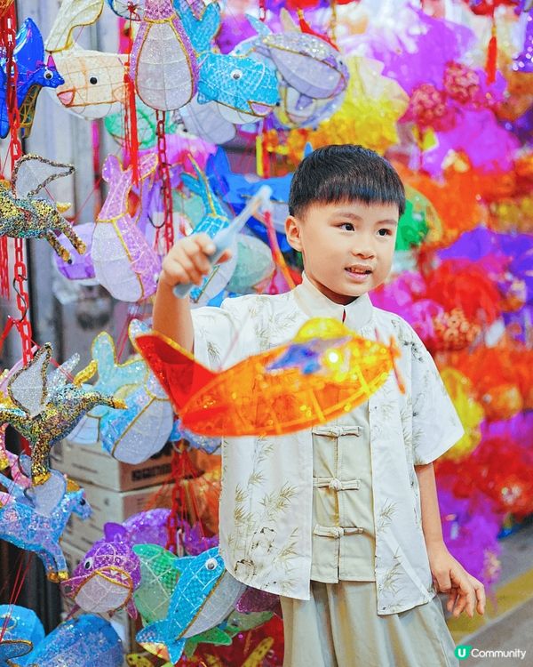 元朗大橋街市燈籠街