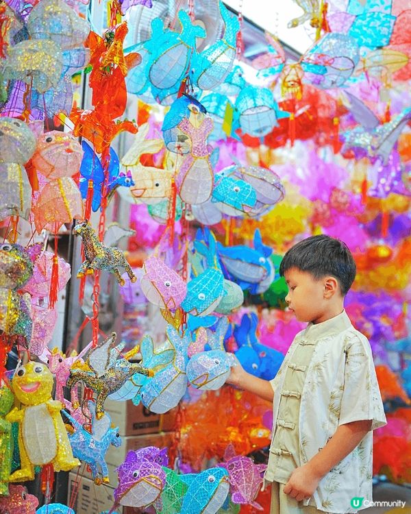 元朗大橋街市燈籠街