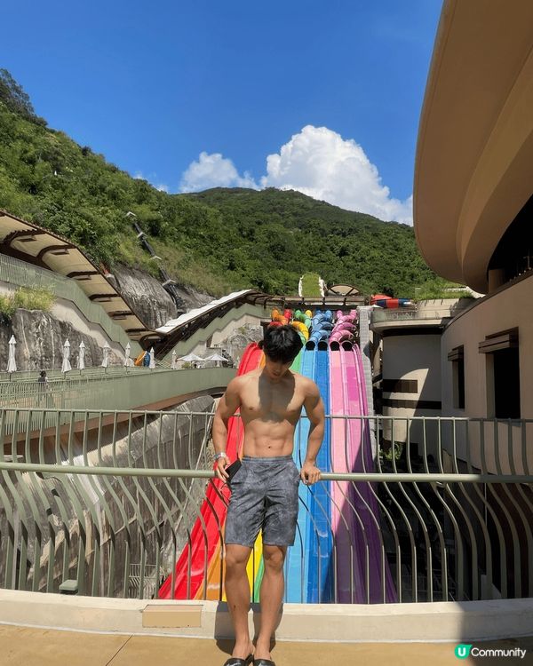 首先推介海洋公園水上樂園！趁而家唔使排咁耐隊！捉緊夏天嘅尾巴...