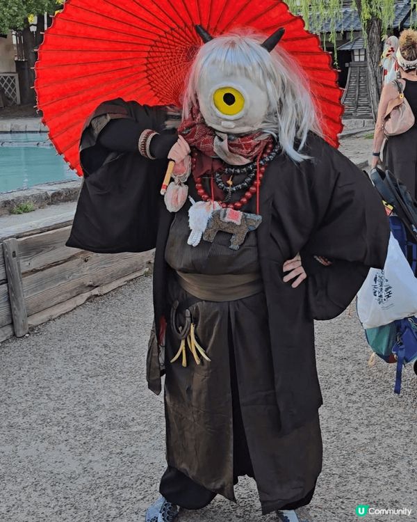 京都東映太秦映畫村「怪怪妖怪祭」的「うずまさ百鬼夜行」，妖怪...