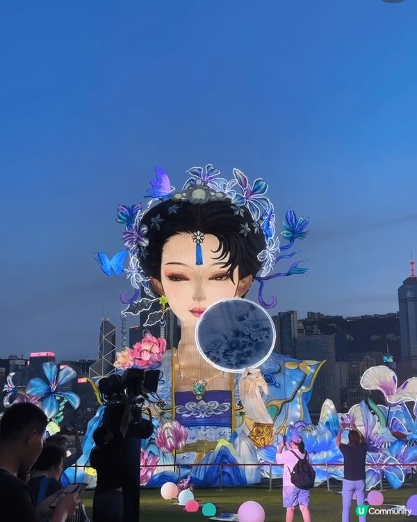 臨近國慶適逢中秋，西九龍有巨型華服花燈遊園會及啓德人氣治癒恐...