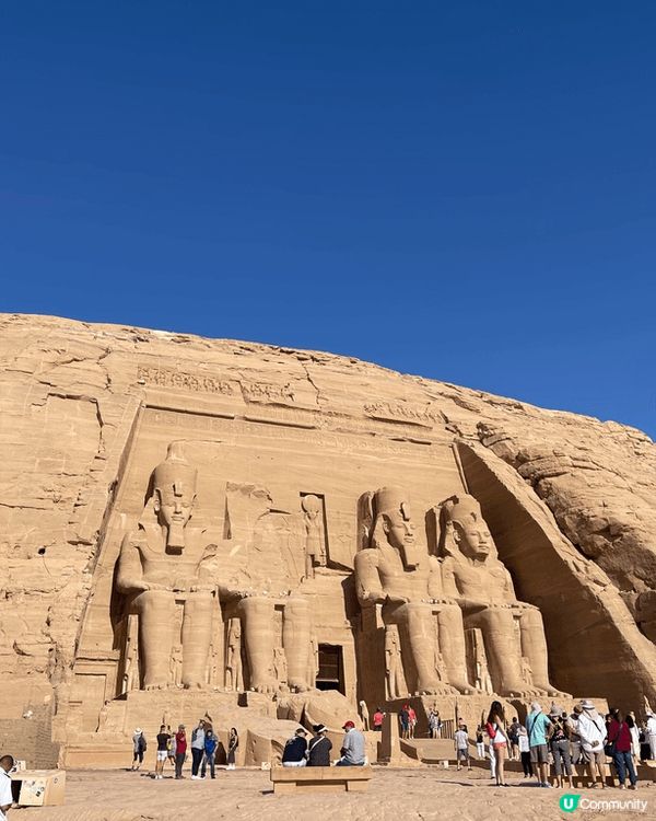 推薦埃及旅行！終於去咗由細到大喺書本上睇到嘅金字塔，真係好壯...