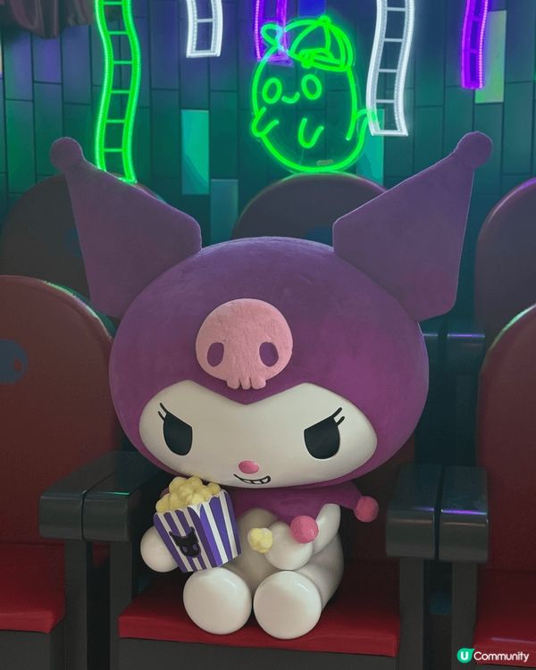 這是朗豪坊的Kurumi展 有勁多Kurumi嘅公仔同埋打卡...