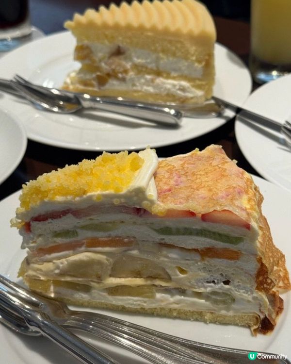 鮮果千層蛋糕🤤！由細食到大都唔厭！🍰🍓