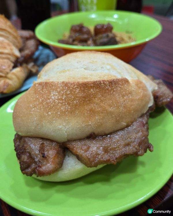 澳門豬扒包變奏版😋