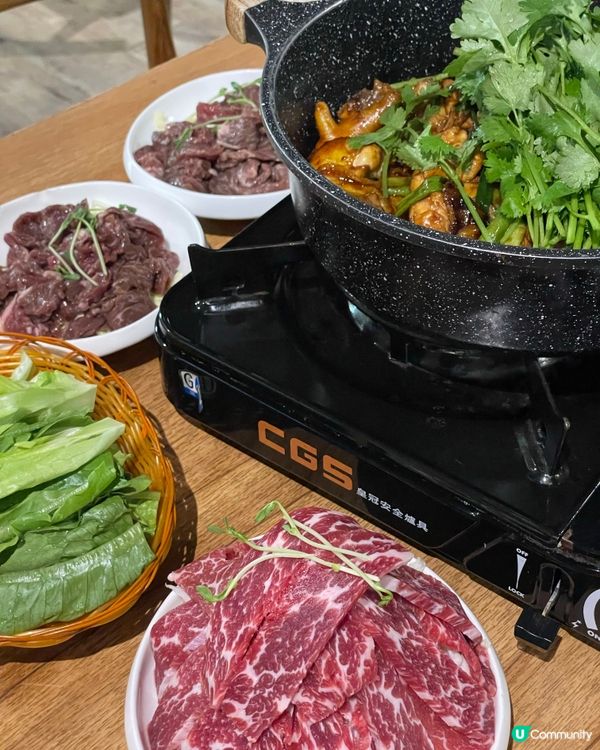 先雞煲 再邊爐 . 滿足？