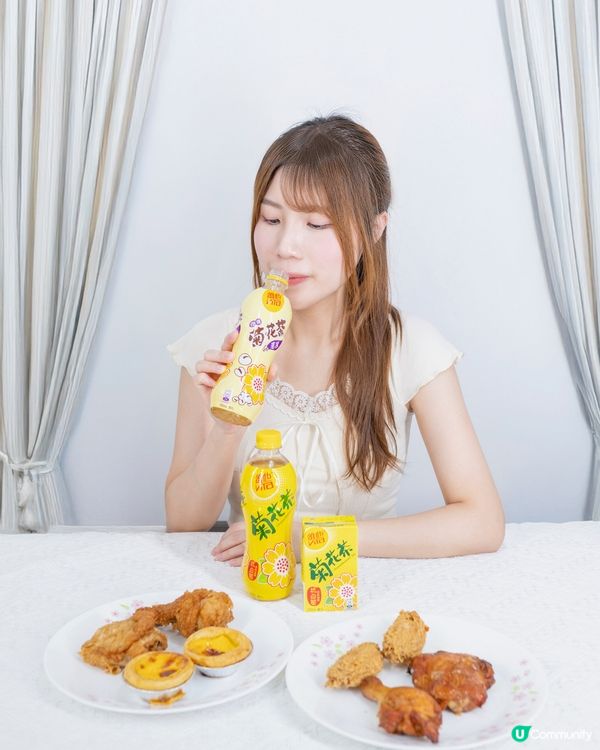 維他菊花茶新口味！消暑解膩必備 🤤