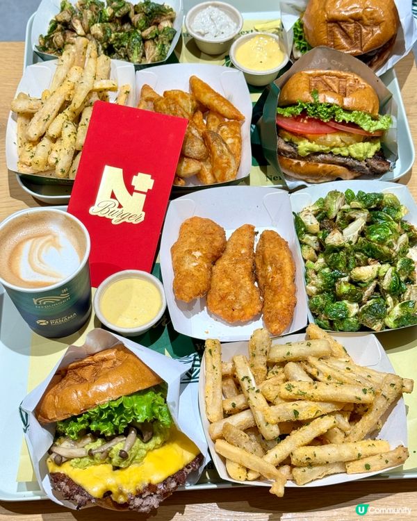 灣仔利東街🍔！3米高利是封打卡📸！安格斯黑牛漢堡🤤！