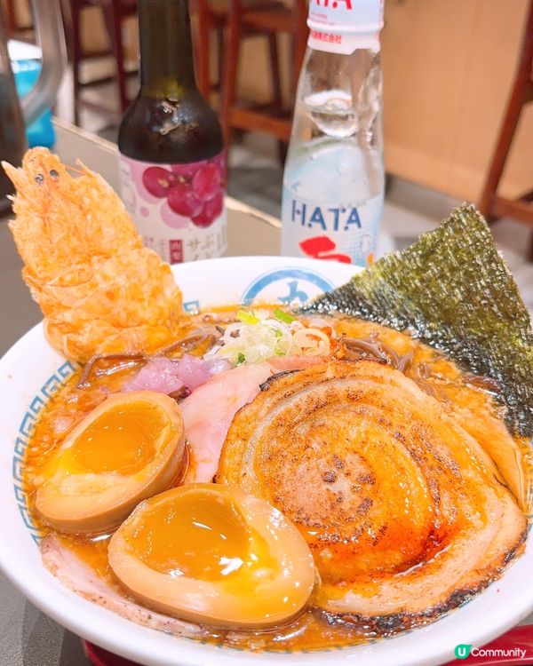 打卡蝦湯拉麵🍜