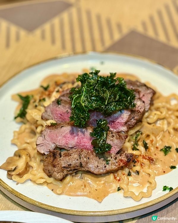 俄式牛肩肉卷卷意粉🤤！新菜式！