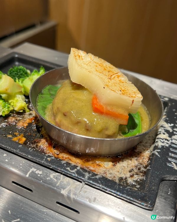 🥩一人一鐵板燒漢堡扒任裝飯湯