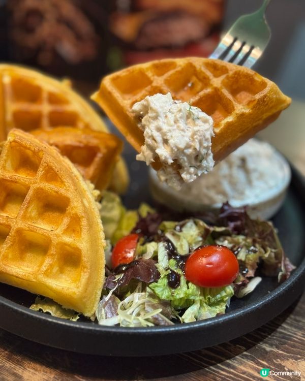 新蒲崗美食探店🤤叄重朱古力麻糬窩夫超正😋