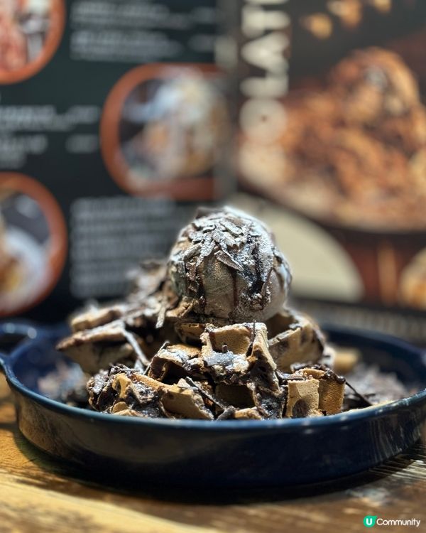 新蒲崗美食探店🤤叄重朱古力麻糬窩夫超正😋